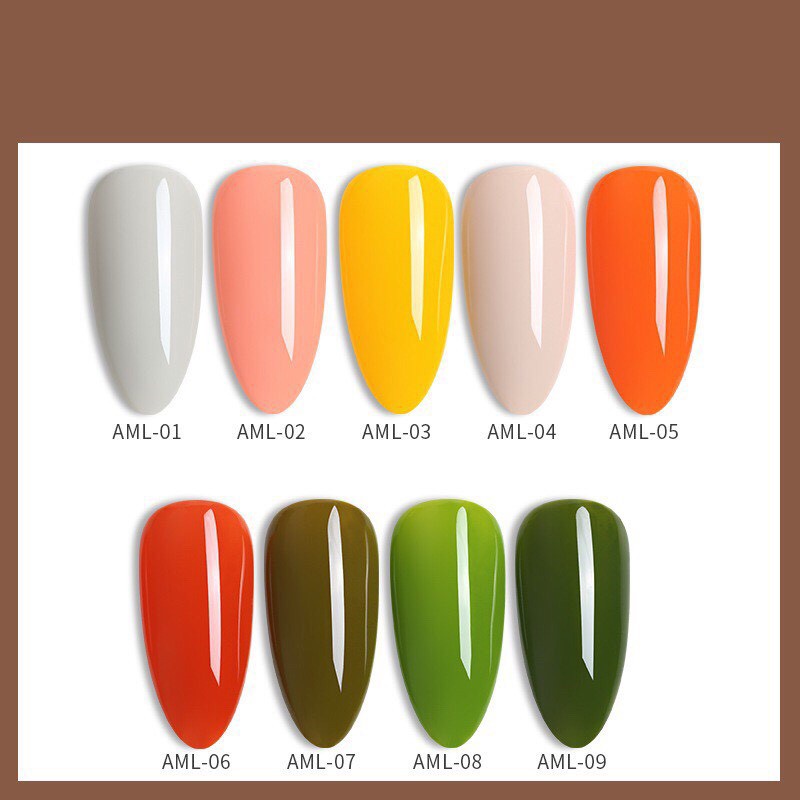 Sơn Gel AS vỏ đỏ Mã AML ( Cam Kết Chính Hãng - làm khô sơn gel bằng máy hơ uvled )