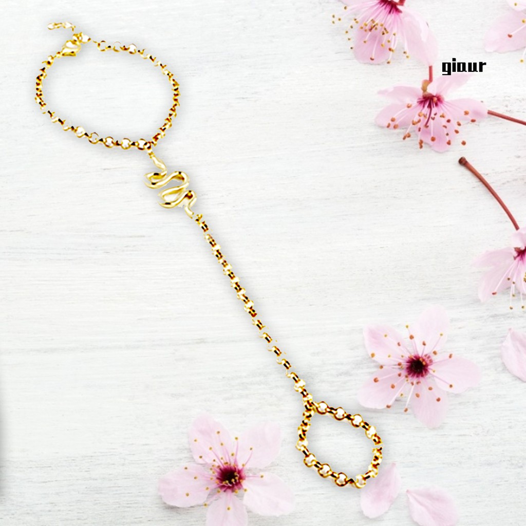 Vòng Tay Hợp Kim Hình Rắn Đính Đá Lấp Lánh