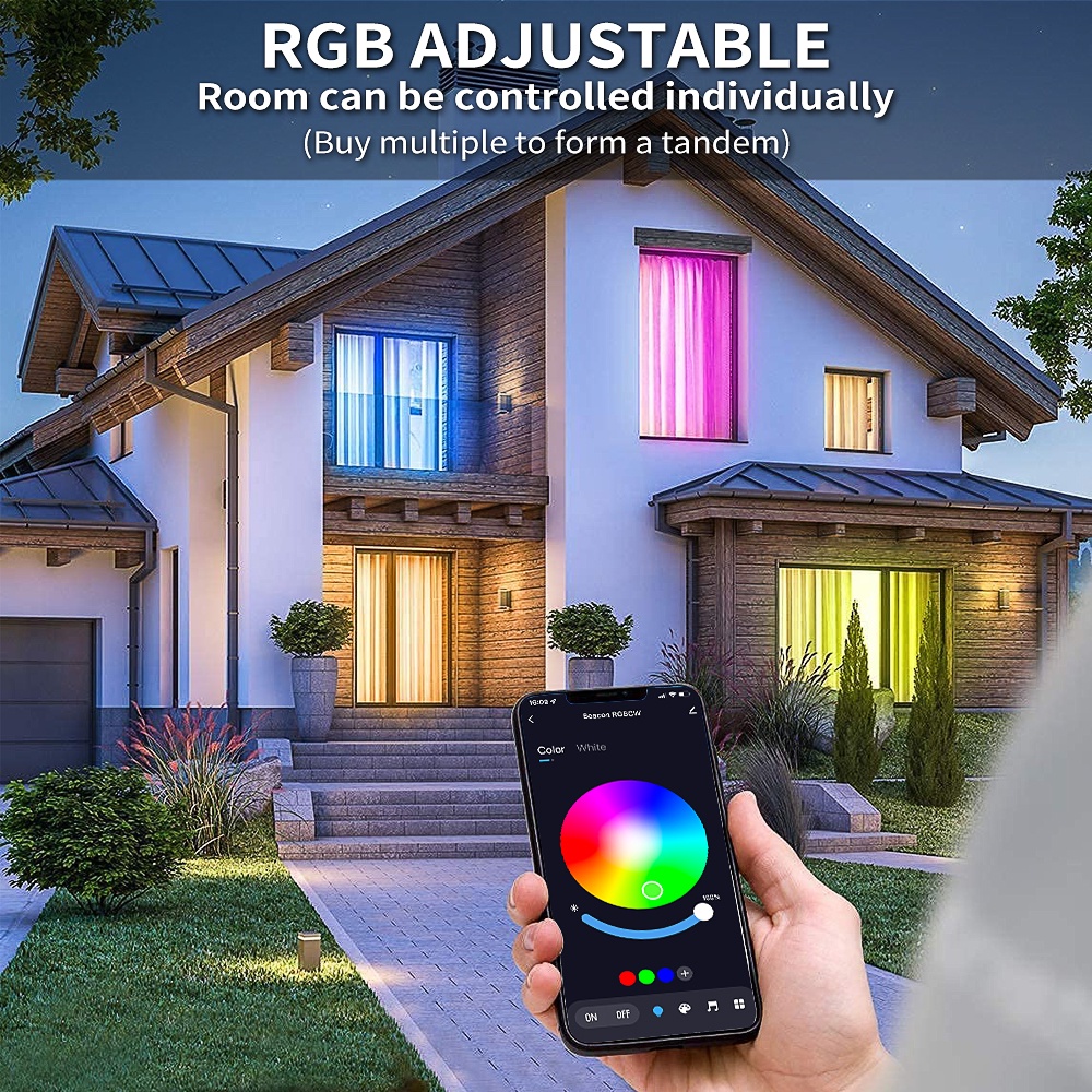 Bóng đèn LED OSIDEN RGB E27 A60 thông minh điều khiển bằng bluetooth