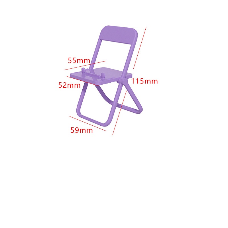 Giá đỡ điện thoại hình cái ghế BEARHOME. Chất liệu nhựa dẻo bền và chắc chắn