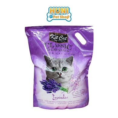 Cát vệ sinh cho mèo Kit Cat Cát mèo vón siêu nhanh - mùi táo, cà phê 10L