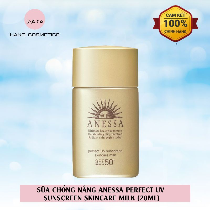 Sữa Chống Nắng Dưỡng Da Anessa Perfect UV Sunscreen Skincare Milk SPF 50+ PA++++ 20 ML