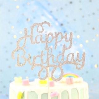 Topper HPBD xoắn trên bạc