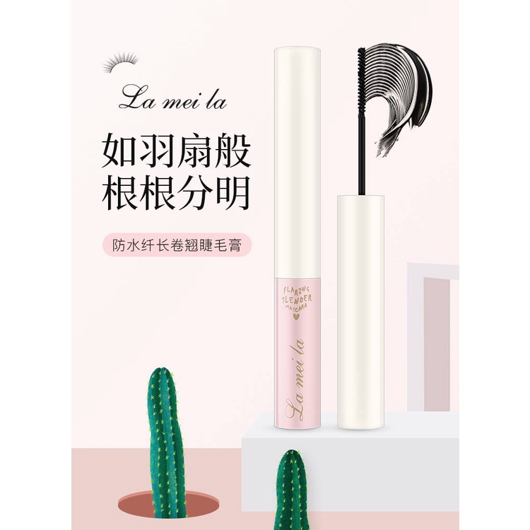 Mascara kháng nước lâu trôi chuốt mi dài/cong vút Lameila 2.2mm