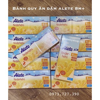 Bánh ăn dặm alete cho bé trên 8 tháng 180gr date 2022