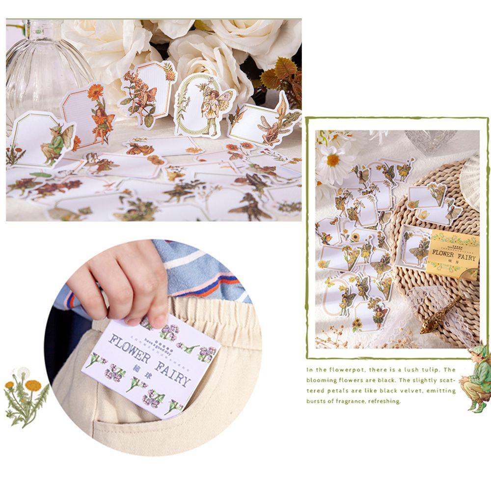 Set 30 Tấm Giấy Trang Trí Lưu Bút / Sổ Lưu Niệm Hình Khu Vườn Cổ Tích