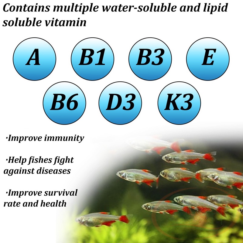 Vitamin dưỡng cá SL-Aqua Aquavital For Fish chai 500 ml dinh dưỡng bổ sung vitamin bể cá tép cảnh
