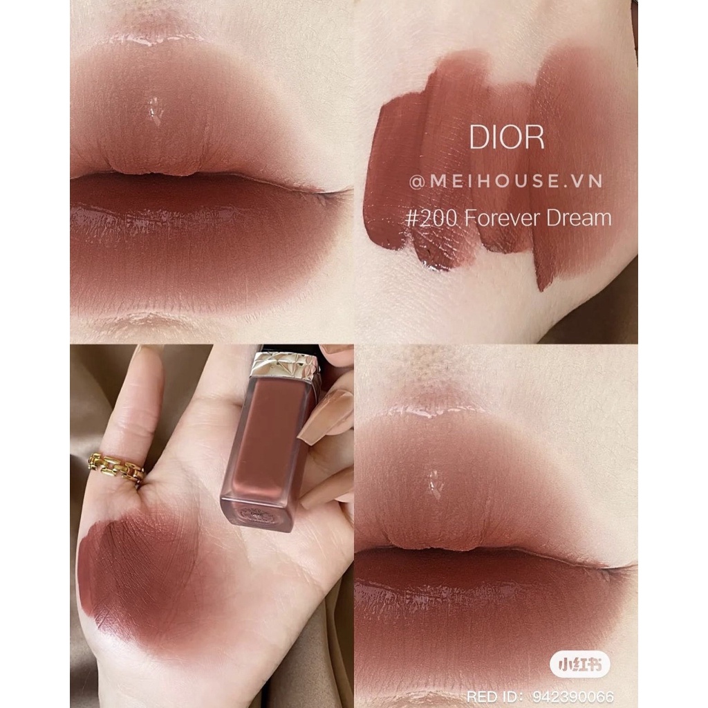 Son Dior Rouge Matte Full Size, Son Dưỡng Dior Addict Lip Glow 004, Rouge Forever Liquid Lipstick