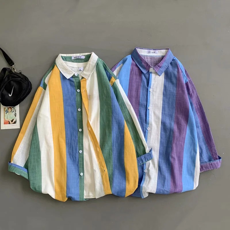 Áo Sơ Mi Tay Dài Phong Cách Âu Mỹ Thời Trang Cho Nam Giới Size M-5Xl