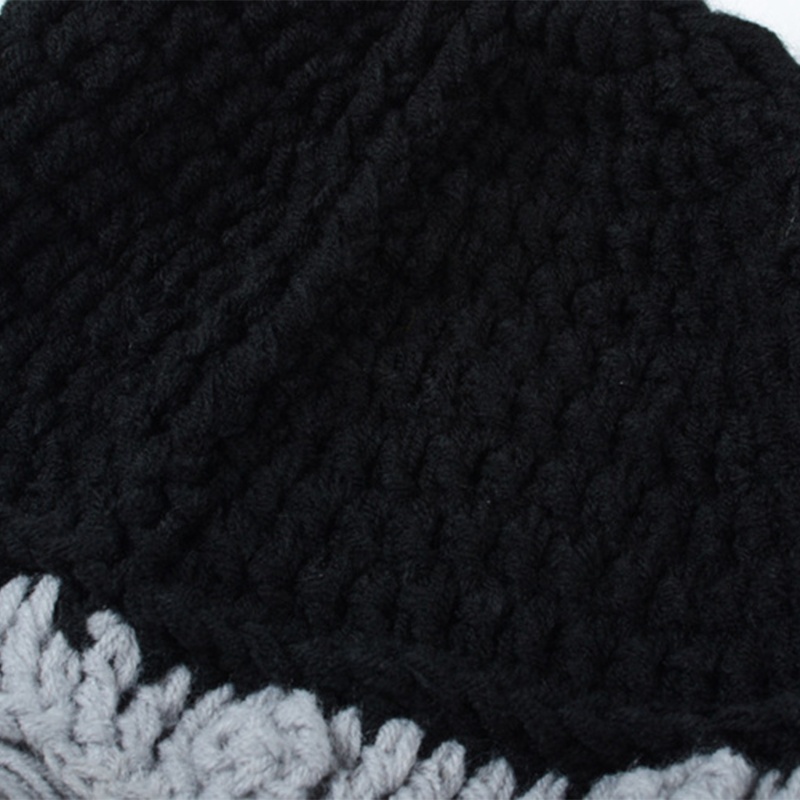 Set 2 Nón Len Kèm Râu Giả Phong Cách Viking Cho Gia Đình