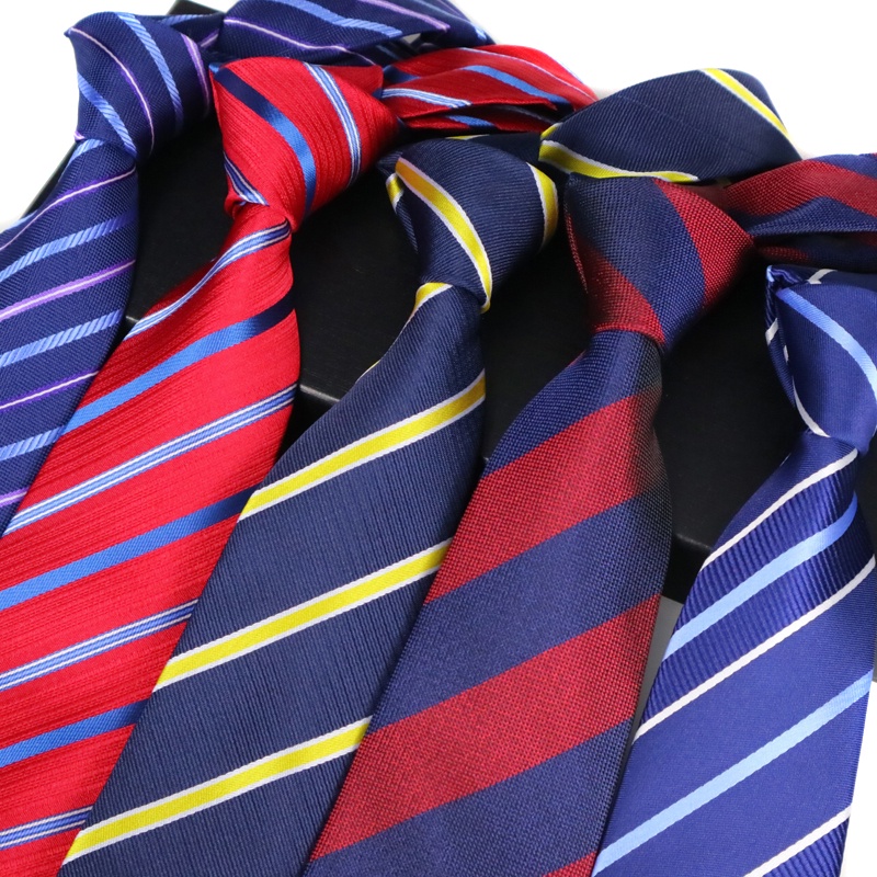 Cà Vạt 8CM Họa Tiết Sọc Thời Trang Lịch Lãm Cho Nam
