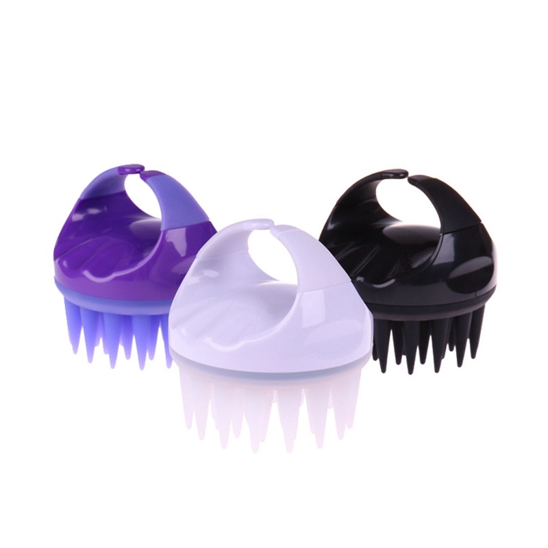 Bàn Chải Silicone Massage Da Đầu Khi Gội Đầu