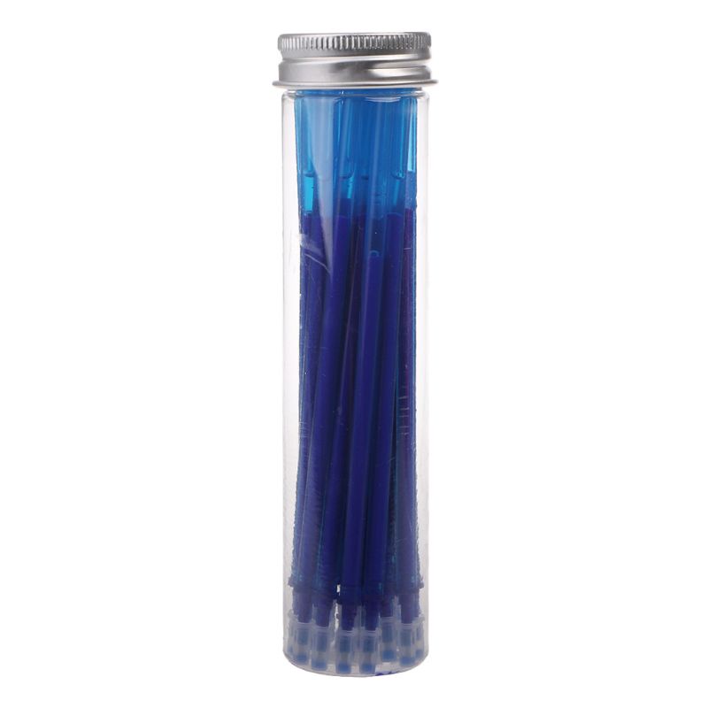 Set 20 ruột bút bi mực đen đỏ xanh có thể tẩy xóa tiện lợi