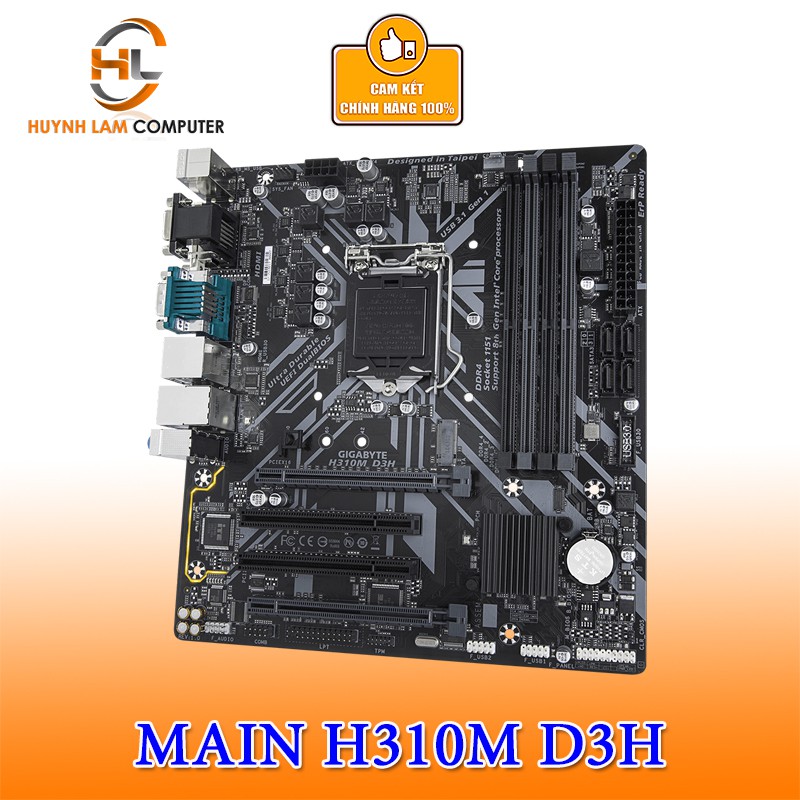 Main Gigabyte H310M D3H Chính hãng Viễn Sơn Phân Phôi