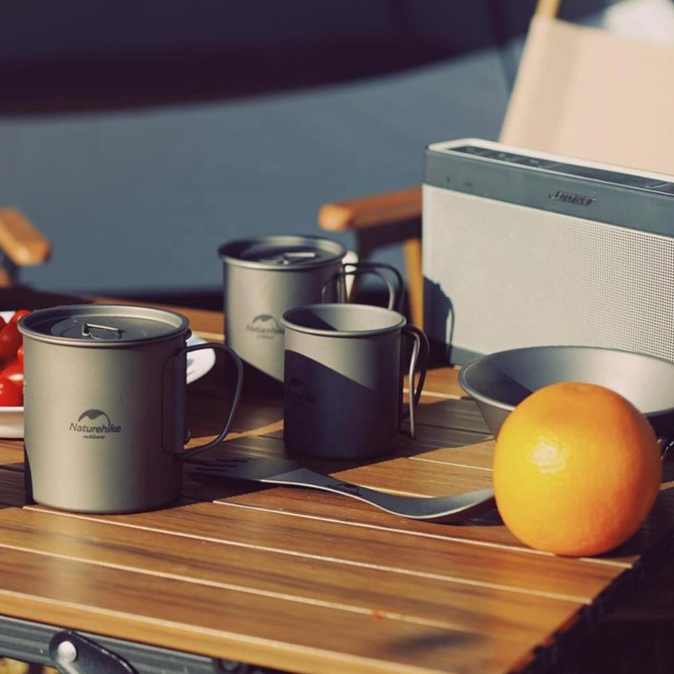 Cốc Titanium siêu nhẹ Glamping NatureHike NH20CJ005