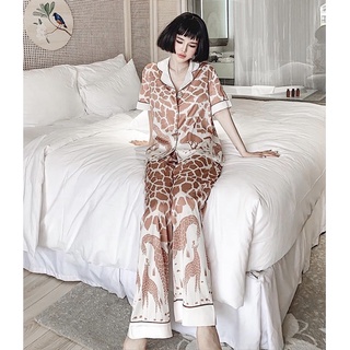 PIJAMA CỘC DÀI NAI CHẤM CAO CẤP