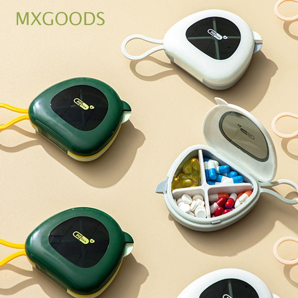 Hộp Đựng Thuốc Mini Chia Ngăn Xoay Được Tiện Dụng