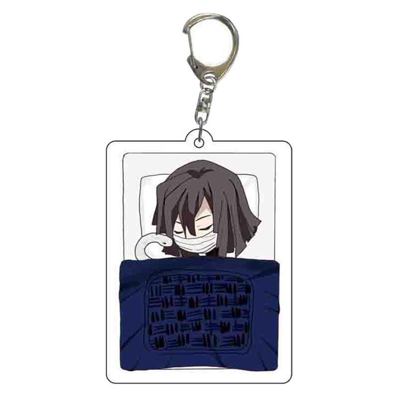 Móc Khóa Nhựa Pvc Mềm Hình Nhân Vật Kimetsu No Yaiba Kamado Nezuko Tanjirou