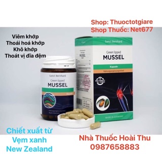 [ Chính Hãng ] Viên uống bổ khớp Vẹm xanh MUSSEL - Không đau dạ dày ( Nhập khẩu Đức - Hộp 60 viên )