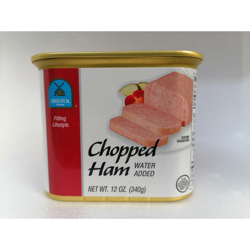 [340g – CHOPPED] Thịt Ham xắt nhỏ [USA] BRISTOL Chopped Ham (nhn-hk)