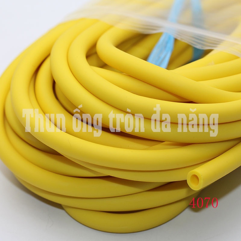 5M Dây thun cao su tròn ống làm ná cao su bắn cá, tập thể thao, dùng trong các hoạt động dẫn chất lỏng cần thiết