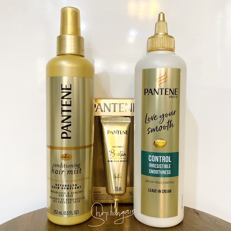 Dưỡng Pantene Pro-V phục hồi tóc chuyên sâu intense biotin miracle shots collagen leave in cream hair mist order Úc