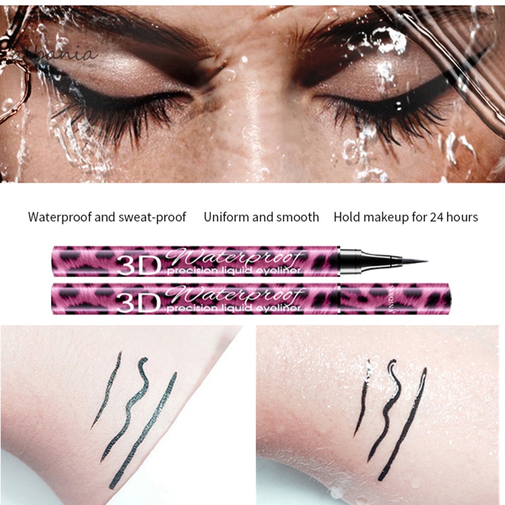 Bút kẻ mắt YANQINA dạng lỏng chống thấm nước nhanh khô không nhòe thiết kế vỏ họa tiết da báo | BigBuy360 - bigbuy360.vn
