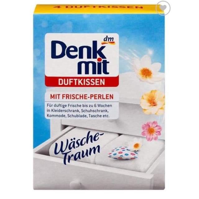 TÚI THƠM TỦ QUẦN ÁO DENKMIT ( 1 hộp 4 túi nhỏ)