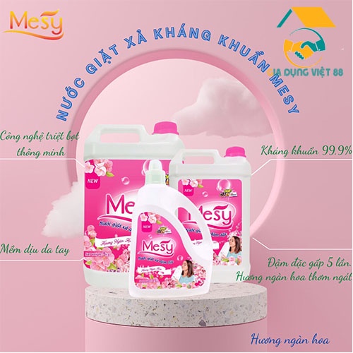 NƯỚC GIẶT XẢ MESY CÔNG NGHỆ THÁI LAN AN TOÀN CHO LÀN DA CỦA MẸ VÀ BÉ