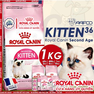 Hạt Kitten 36 Royal Canin dành cho Mèo con từ 4 - 12 tháng tuổi Royal Canin Kitten thức ăn cho mèo Garé Pet Shop