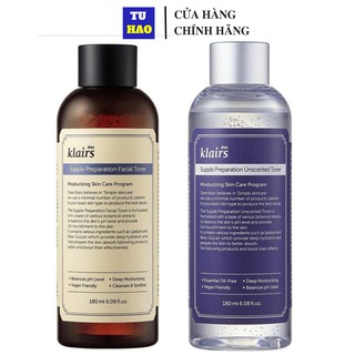 Toner klairs, nước hoa hồng dear klairs supple preparation unscented toner klairs