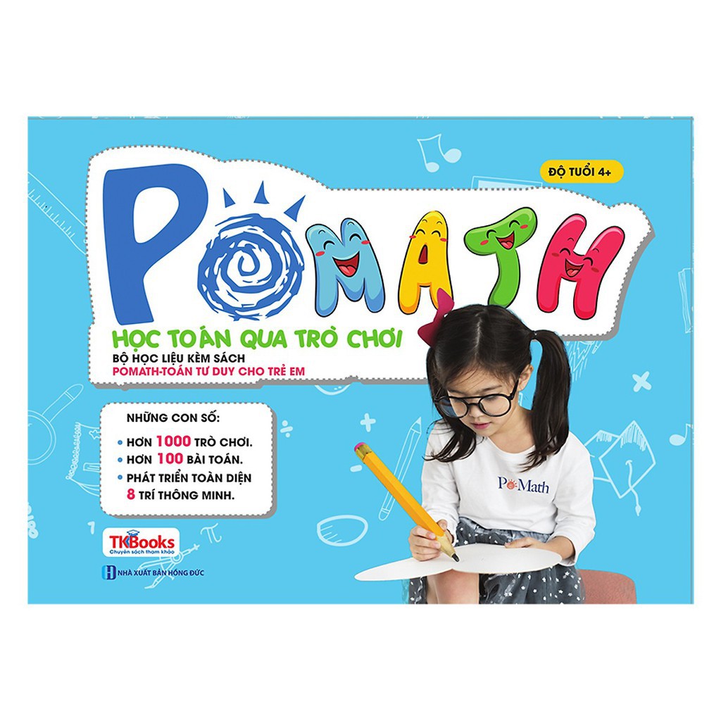 Bộ Học Liệu Pomath - Học Toán Qua Trò Chơi - TKBooks