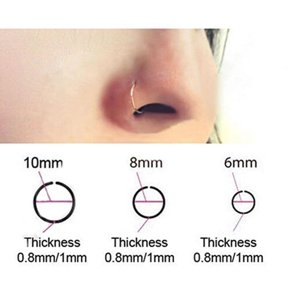 Khuyên Mũi Bằng Thép Y Tế
