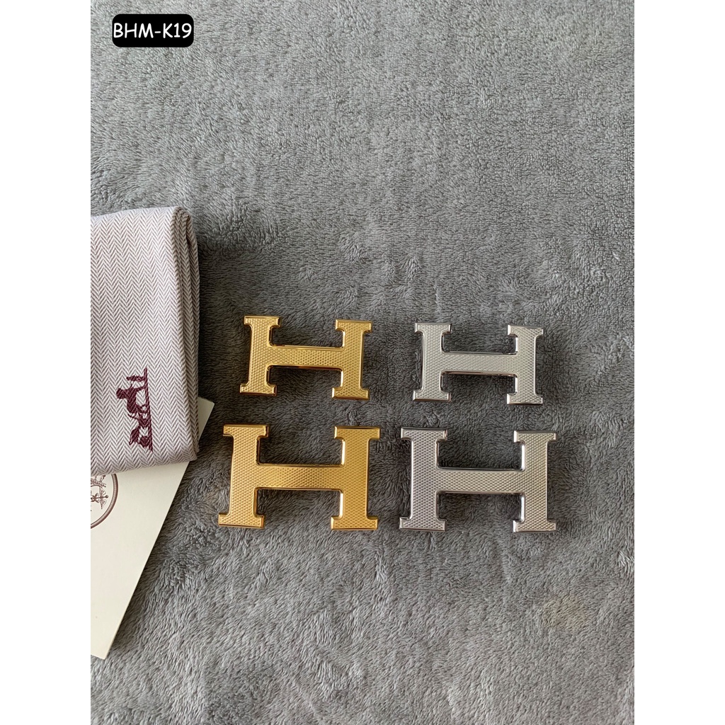 ❣️ℍ𝕖𝕣𝕞𝕖𝕤 Mặt Khoá chữ H sần hạt gạo bản 38mm - 32mm❣️❣️❣️ Bếch Store | Cậu Bếch (chỉ mặt khoá đơn không kèm dây)