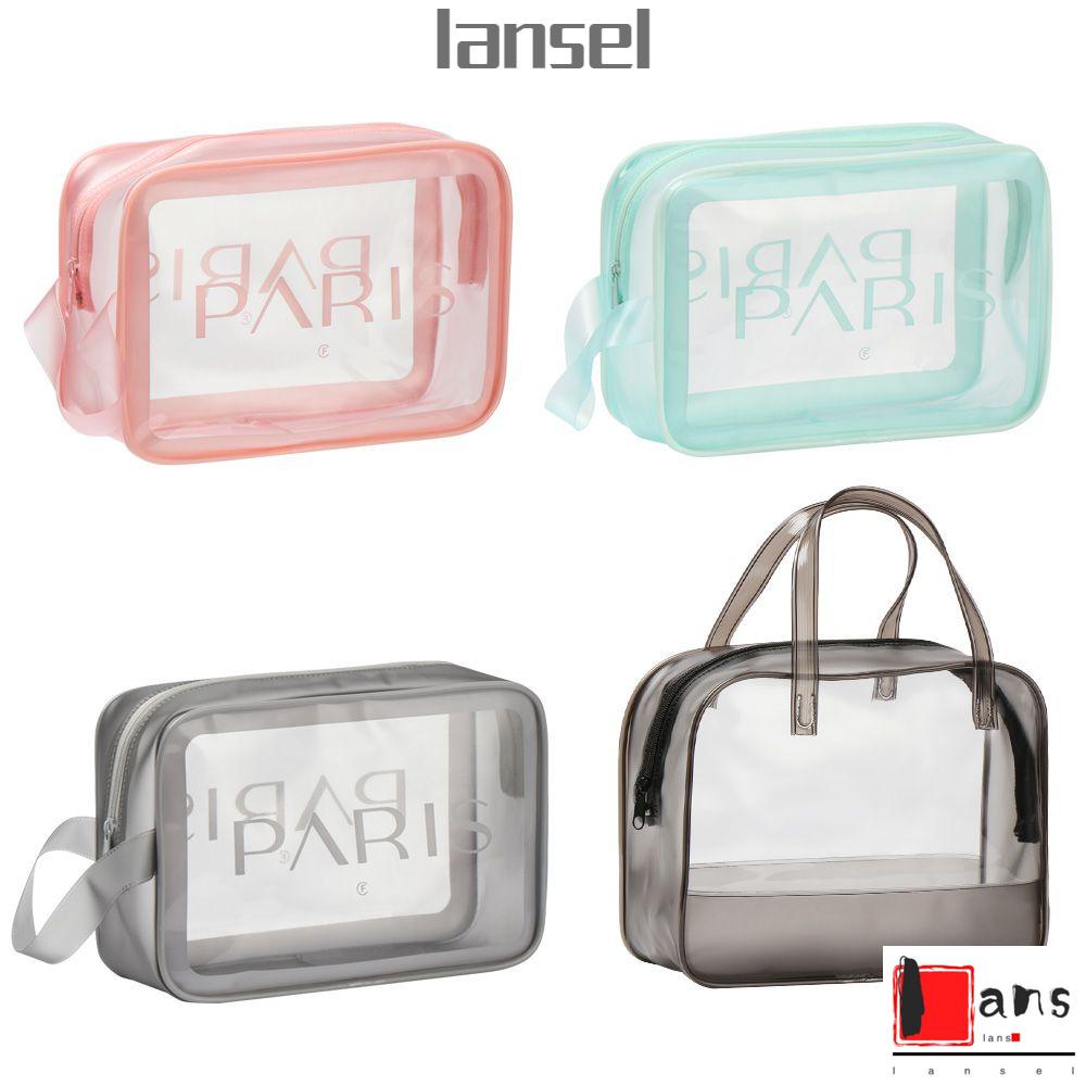 Túi đựng mỹ phẩm trang điểm bằng PVC trong suốt chất lượng cao tùy chọn màu sắc