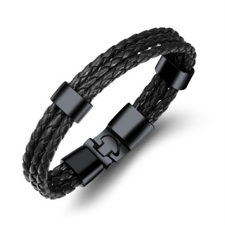 Vòng Tay Nam Da Và Titan Cao Cấp TT 1229