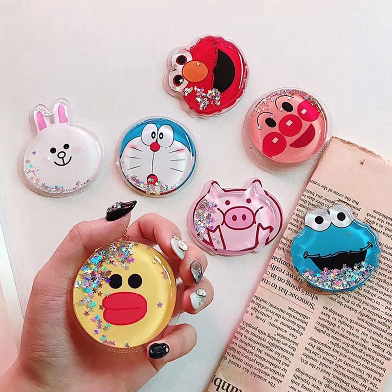 Giá đỡ điện thoại dạng nhẫn đeo tay hoạt hình xinh xắn