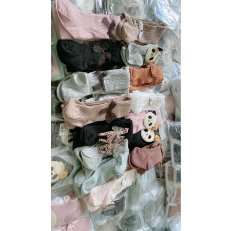 7-13kgQuần tất len liền bàn đính nơ, đính thú siêu xinh xắn