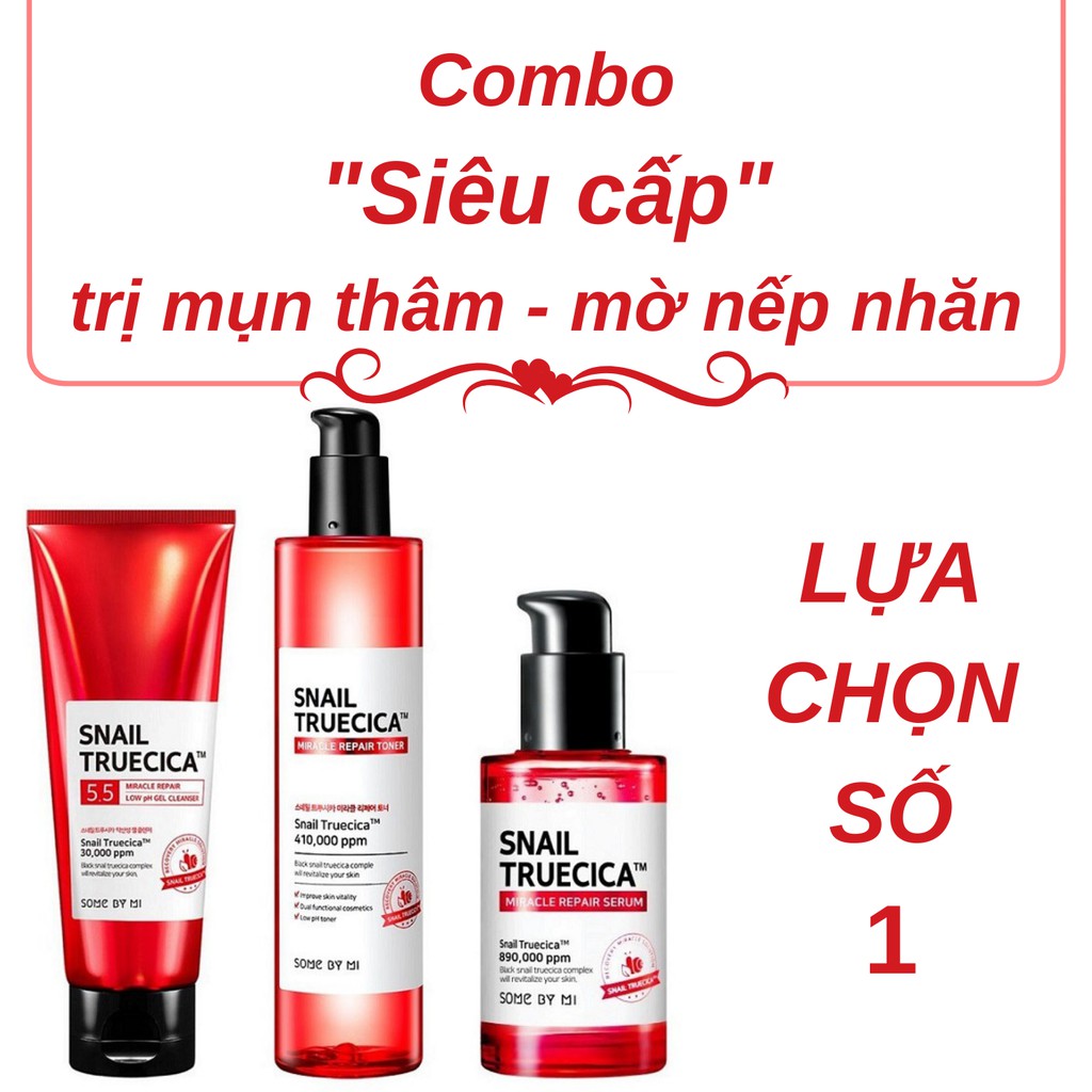 Tinh Chất Ốc Sên Some By Mi Snail Truecica Miracle Repair Serum 50ml