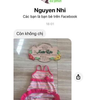 #Thanh lý áo tắm bé gái
