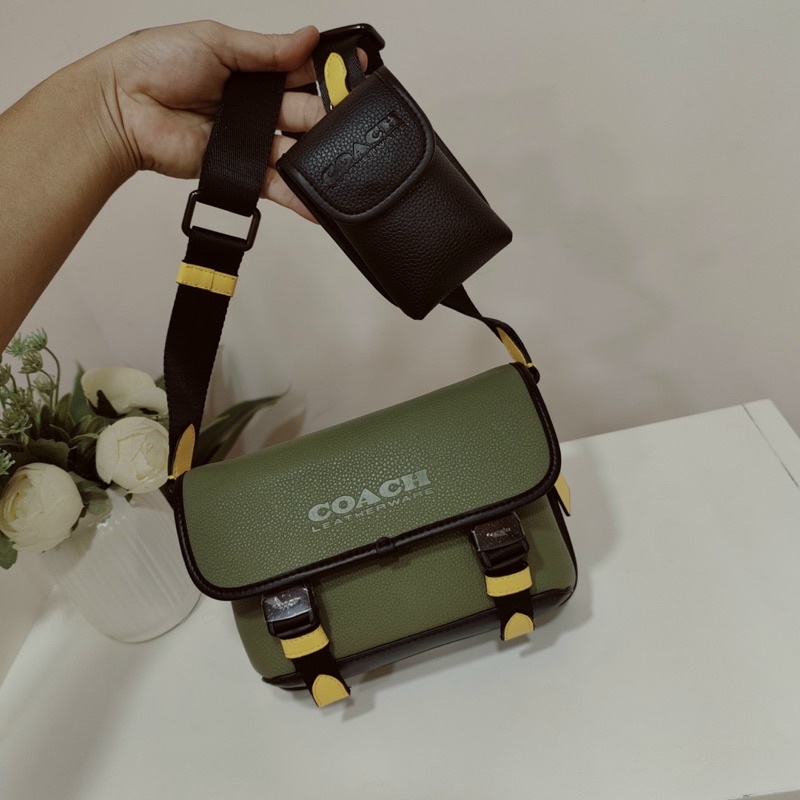 Sẵn - Túi Coach đeo chéo 2in1 siêu chất - 2 màu