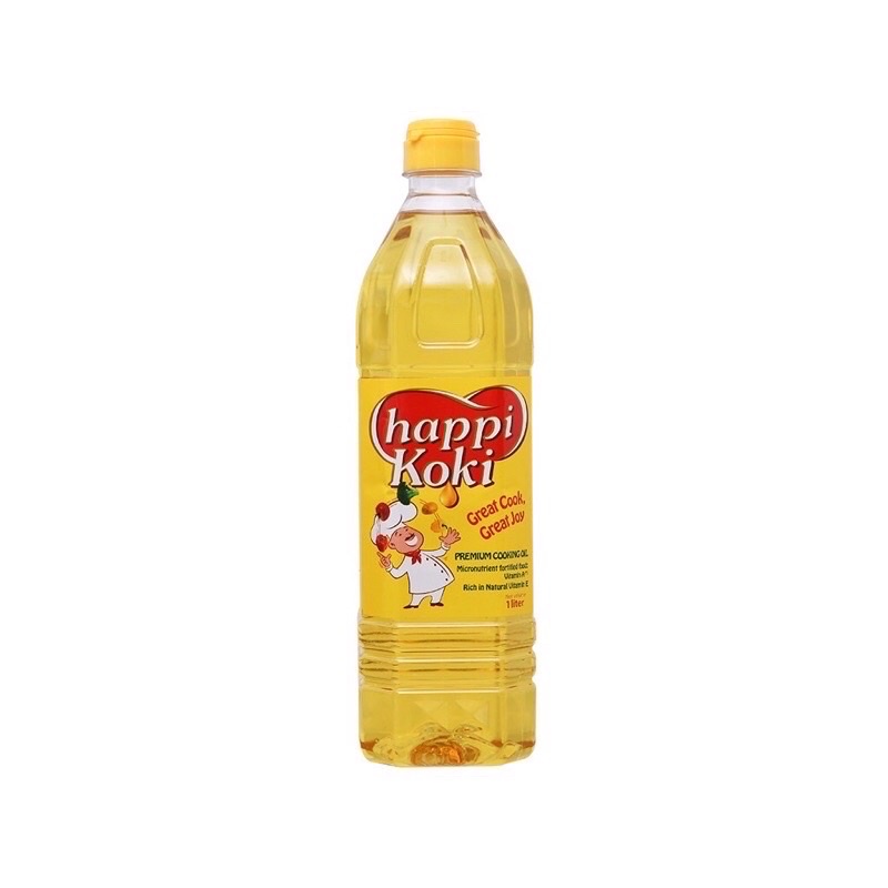 Dầu Ăn Happi Koki Chai 1L