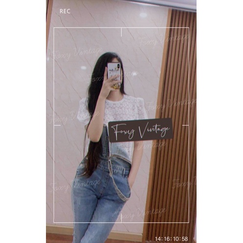 Quần yếm jeans xinh