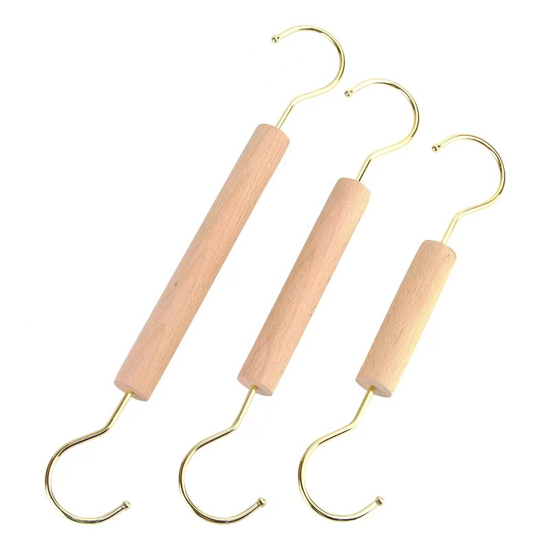 * * * * Móc treo quần áo / gỗ S-6cm / M-10CM / L-15CM-------