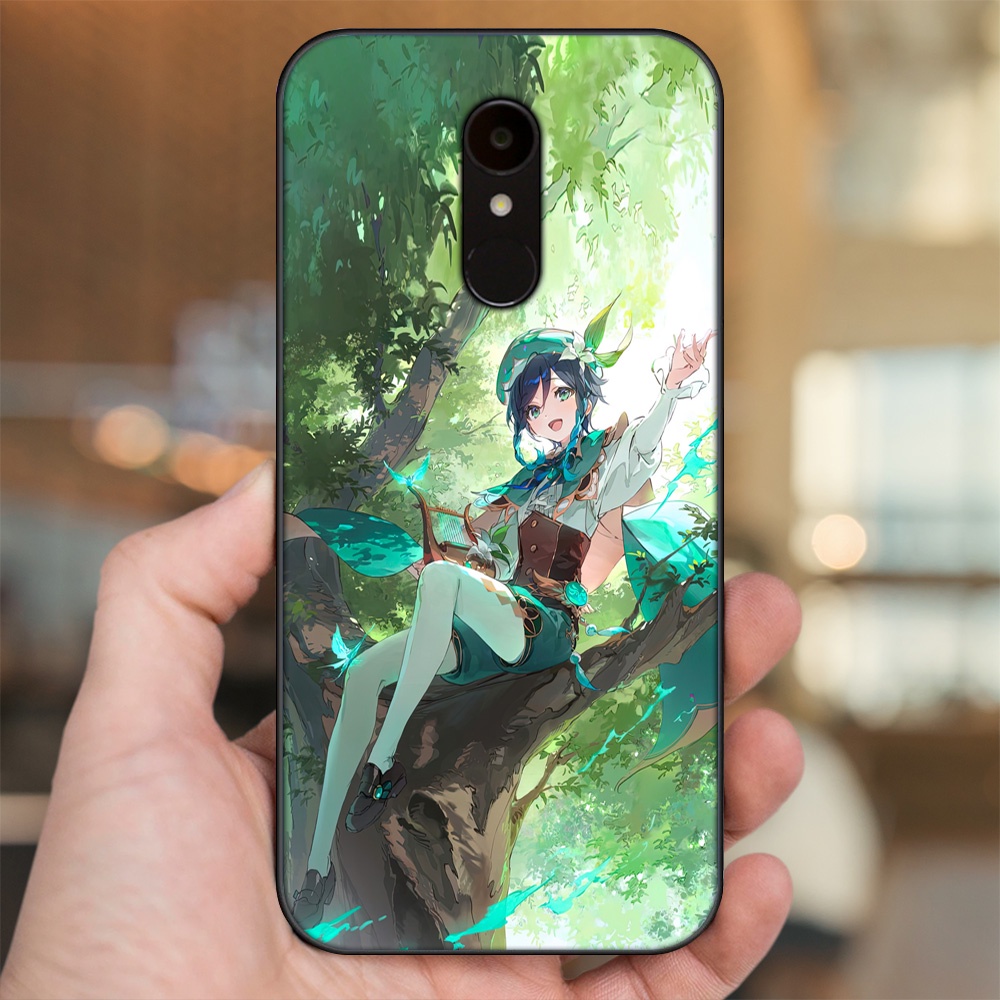 Ốp lưng Xiaomi Redmi 5 viền đen in hình Venti Genshin Impact