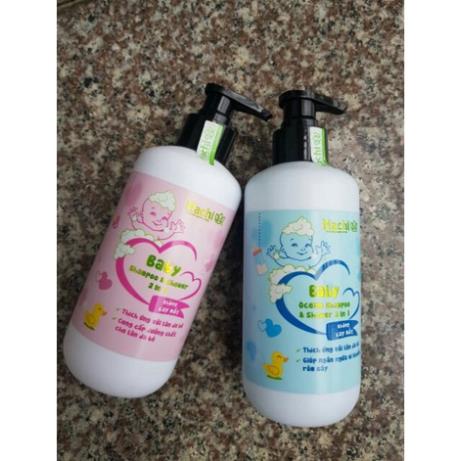 Sữa Tắm Gội HACHI BABY 350ML Bảo Vệ An Toàn Cho Làn Da Bé, Thơm Mát, Hàng Nhập Nước Ngoài, Dùng Thử 1 Tuần