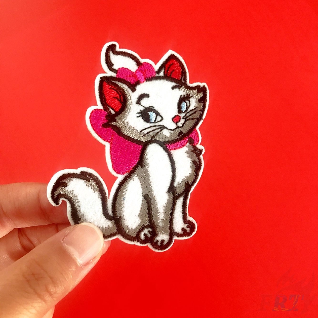 Miếng vá ủi thêu trang trí hình nàng mèo trong phim The Aristocats của Disney