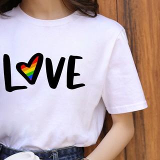 ÁO LGBT chữ I LOVE dành cho Les - AQ011