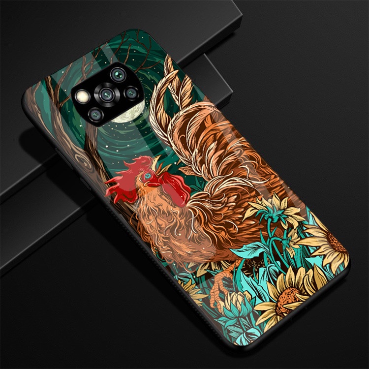 Ốp lưng Xiaomi poco x3 / poco x3 pro mặt lưng ép kính chống bể hình đẹp