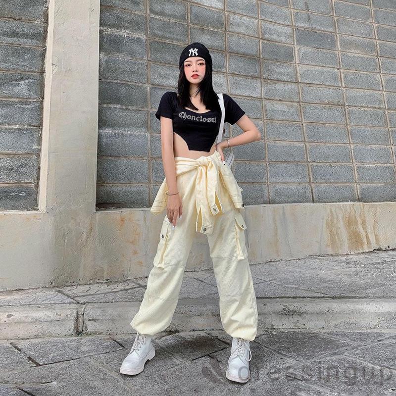 Áo Kiểu Dệt Kim Cổ Vuông In Chữ Đính Kim Cương Nhân Tạo Thời Trang Cho Phụ Nữ